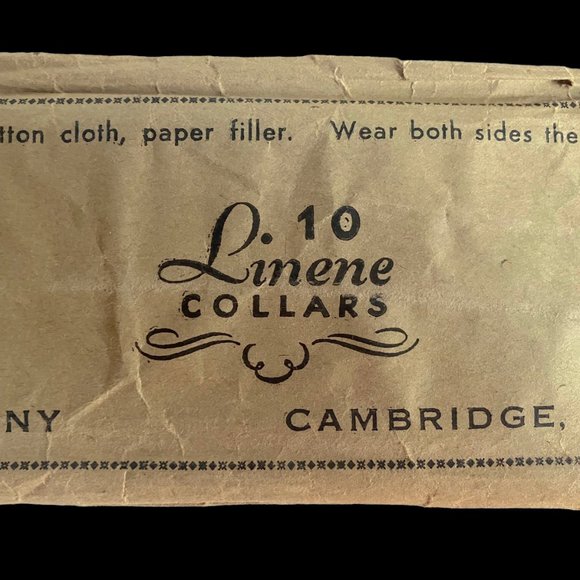 Reversible Collar Company Accessories Antique Set Of 7 Linene Detachable Reversible Collars